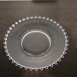 Imperial Glass Candlewick 4 Piece Plate Set